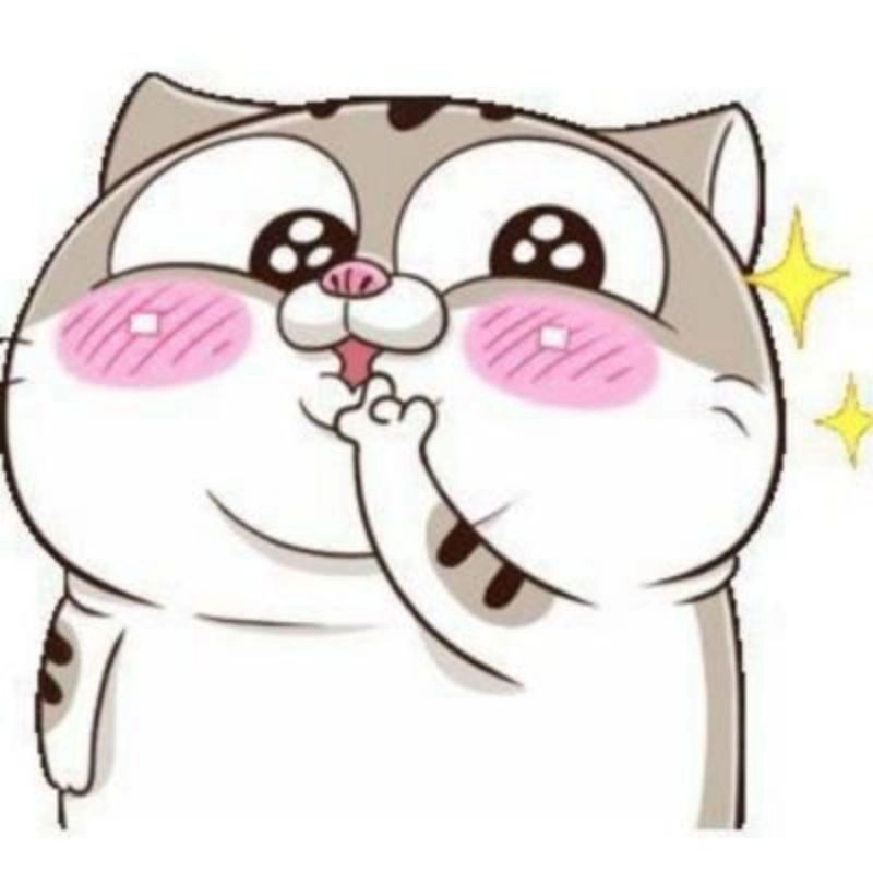 Cắt trái tim bằng avatar dễ thương con mèo chibi