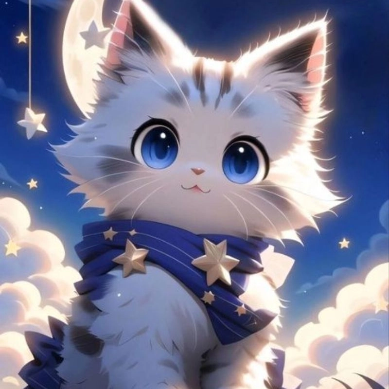 Sự lựa chọn cực kỳ yêu thương với con mèo chibi dễ thương dễ thương