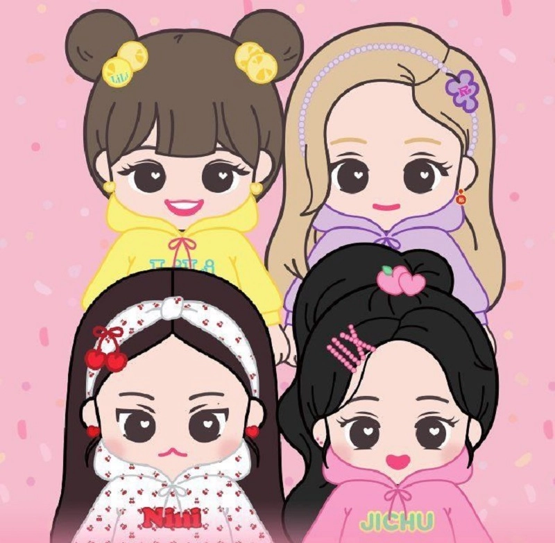 Hình nền cực đoan chibi dễ thương blackpink