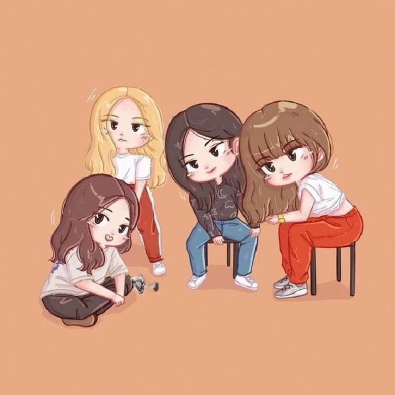 Nhìn vào Rose Blackpink Chibi dễ thương