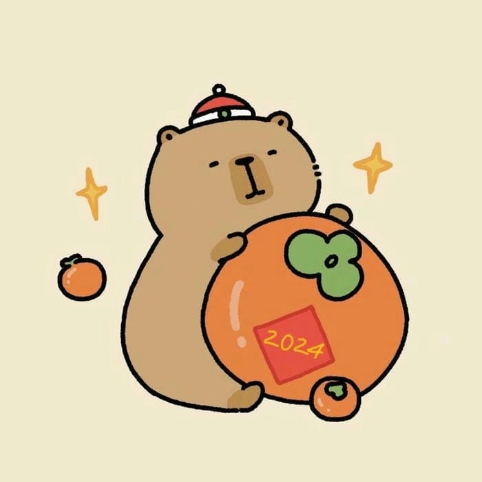 Máy làm đẹp với hình nền điện thoại Chibi dễ thương Capybara