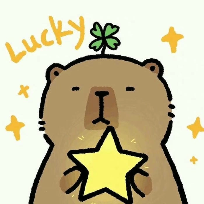 Đổi mới với hình nền Chibi dễ thương Capybara