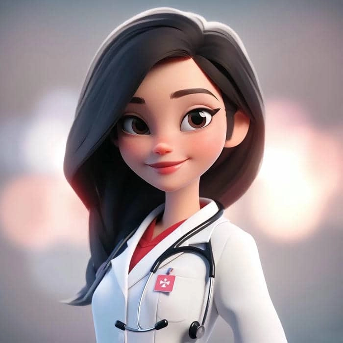 Khám phá hình ảnh của một bác sĩ hoạt hình