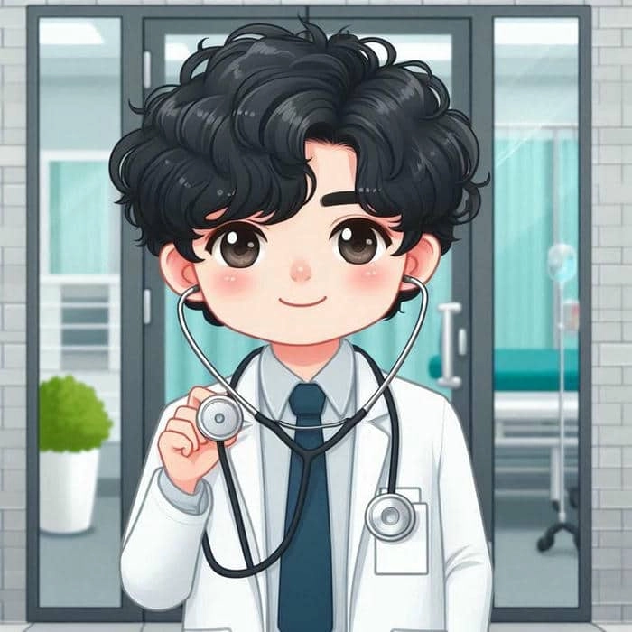 Tham khảo hình ảnh của các bác sĩ phụ nữ Chibi đáng yêu