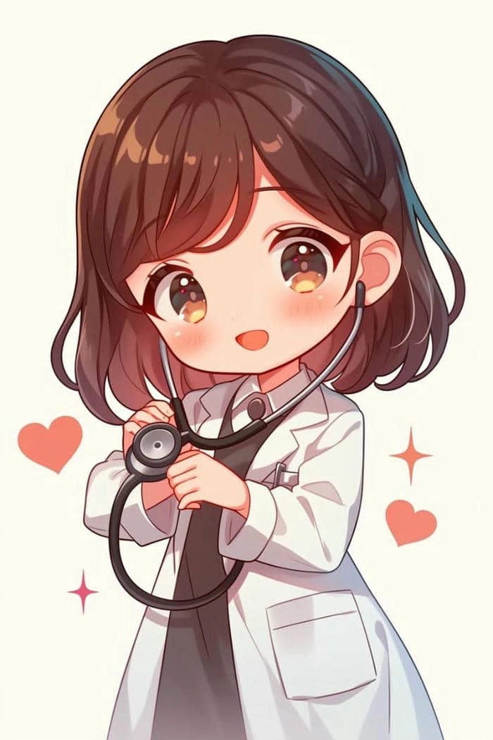 Khám phá toàn bộ bộ phận bác sĩ Chibi dễ thương