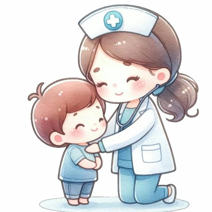 Tải hình nền Chibi Doctor đáng yêu