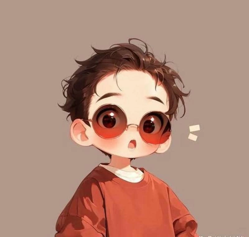 Em bé đáng yêu bé trai dễ thương Chibi