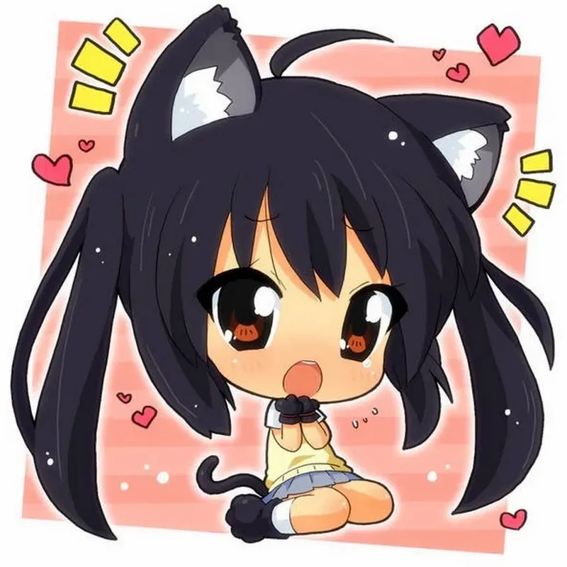 Nhìn vào hình ảnh của một phụ nữ đơn giản Chibi