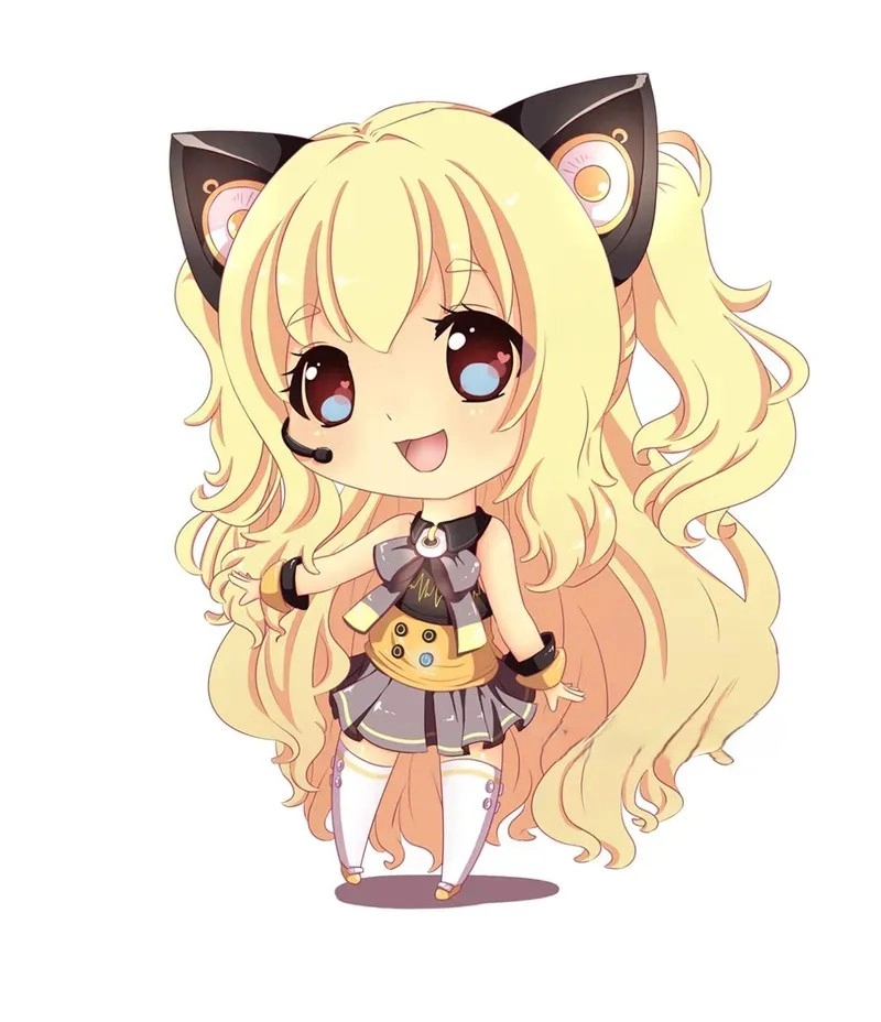 Bộ ảnh nữ chibi đáng yêu