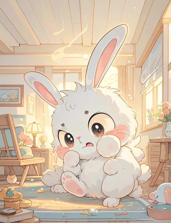 Thưởng thức một loạt hình ảnh của những con thỏ dễ thương Chibi