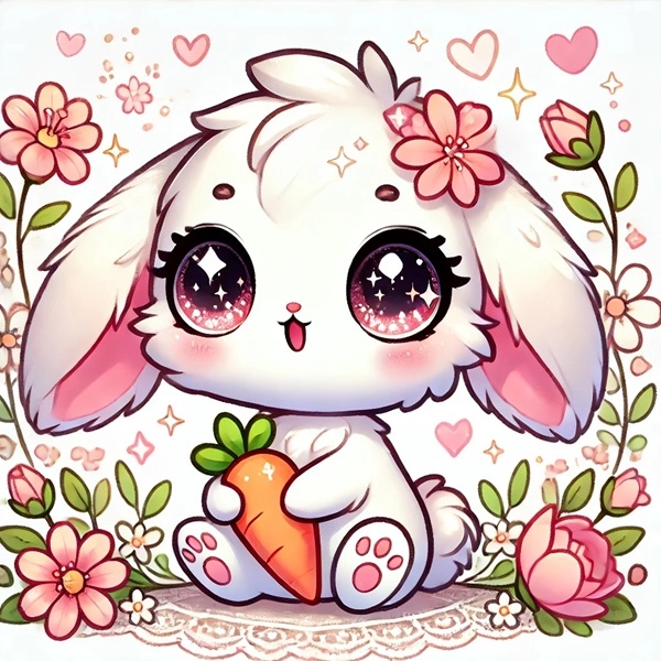 Khám phá con thỏ Chibi dễ thương dễ thương