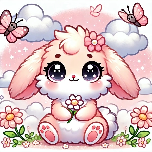Khám phá hình ảnh của con thỏ Chibi dễ thương vô cùng hài hước