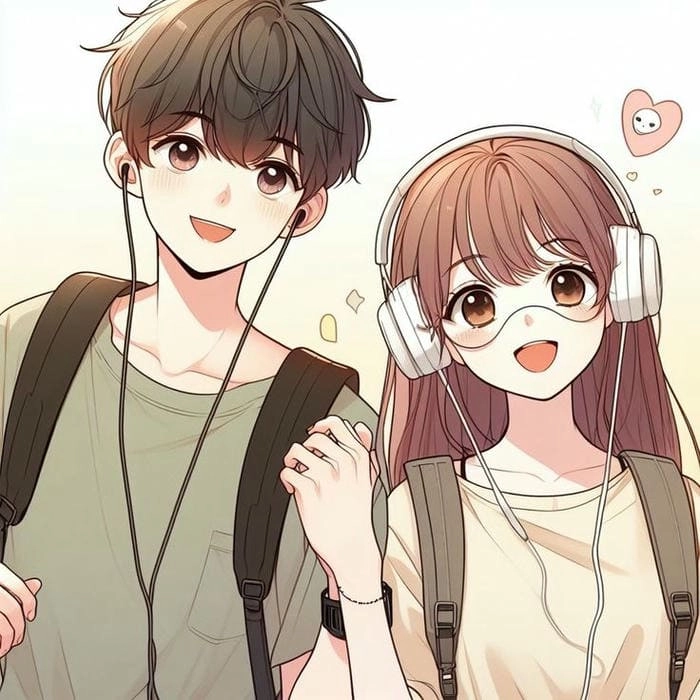 Xem hình ảnh của cặp đôi dễ thương dễ thương Chibi