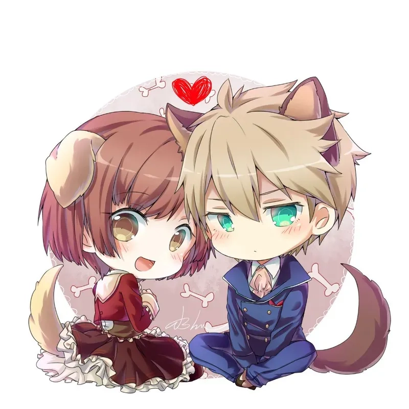 Chọn cặp đôi Chibi dễ thương