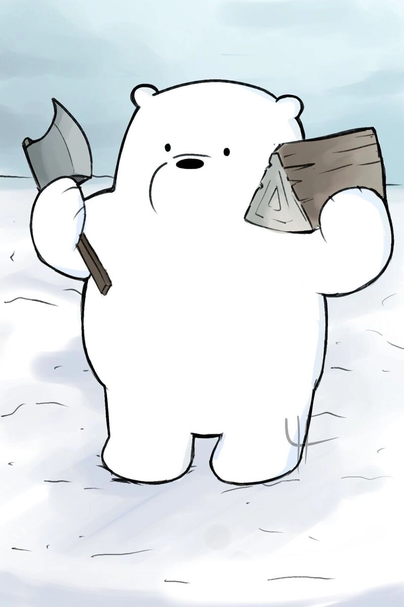 Bộ sưu tập dễ thương của gấu trắng chibi