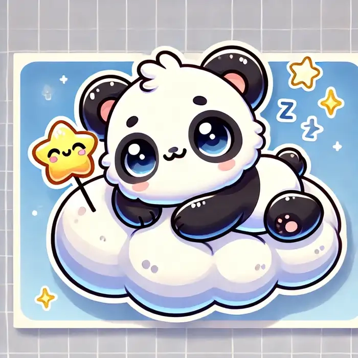 Bộ sưu tập đẹp Panda Chibi