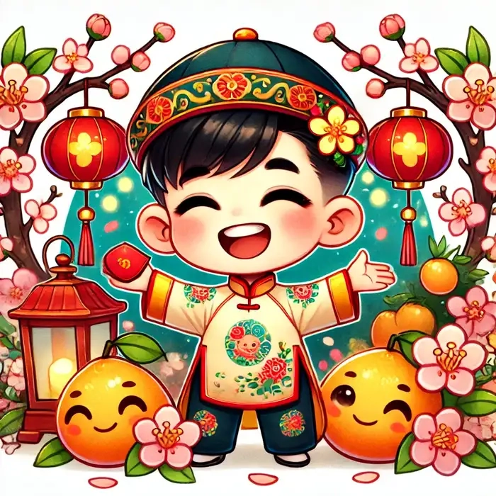 Tạo các điểm nhấn TET với Chibi Photo Tet