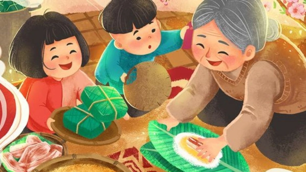 Lưu trữ ngày mùa xuân rực rỡ với ảnh Tet Chibi