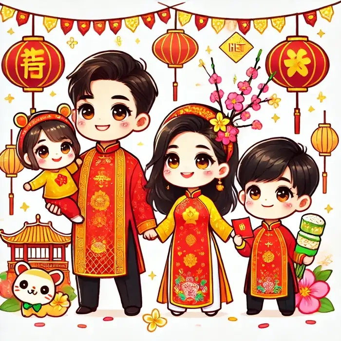Giữ ký ức của bé với khuôn mặt Chibi cho TET