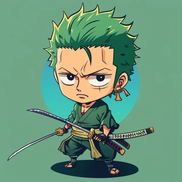 Khám phá bộ ảnh Zoro Chibi