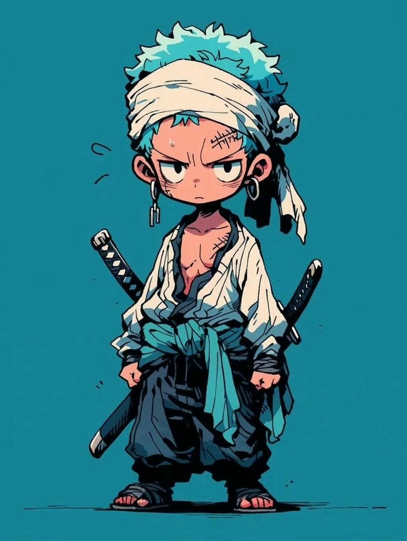 Hướng dẫn chi tiết về cách vẽ Zoro Chibi