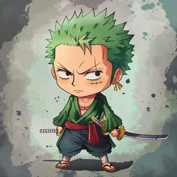 Xem bản vẽ Zoro Chibi