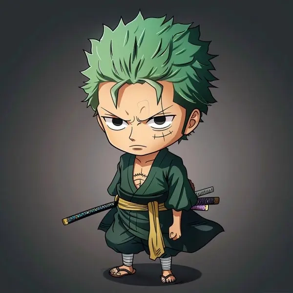 Tải xuống ngay bây giờ Zoro Chibi hình nền HD 4K