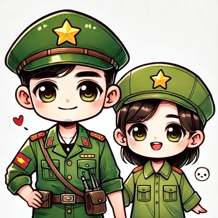 Tham khảo ý tưởng vẽ người lính Chibi