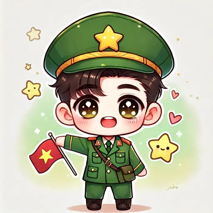 Ngưỡng mộ bộ sưu tập của những người lính Chibi