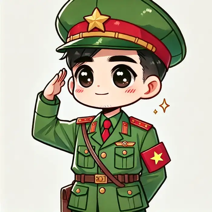 Bộ binh lính Chibi siêu dễ thương