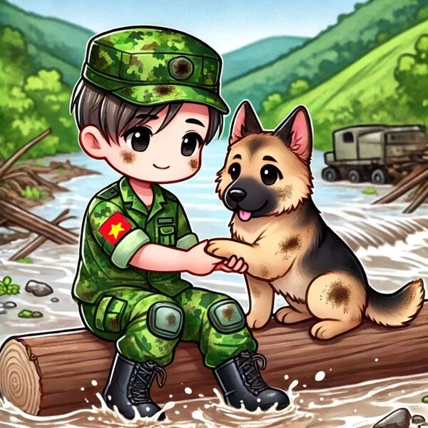 Xem các tính năng dễ thương của Quân đội Việt Nam Chibi