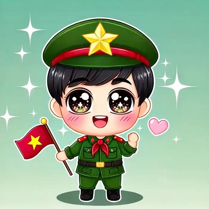 Bộ ảnh đẹp của những người lính Chibi