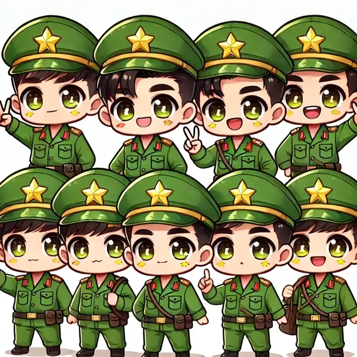 Xem ngay Bộ sưu tập quân đội Chibi