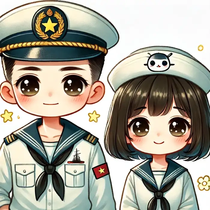 Bộ sưu tập dễ thương của quân đội Chibi