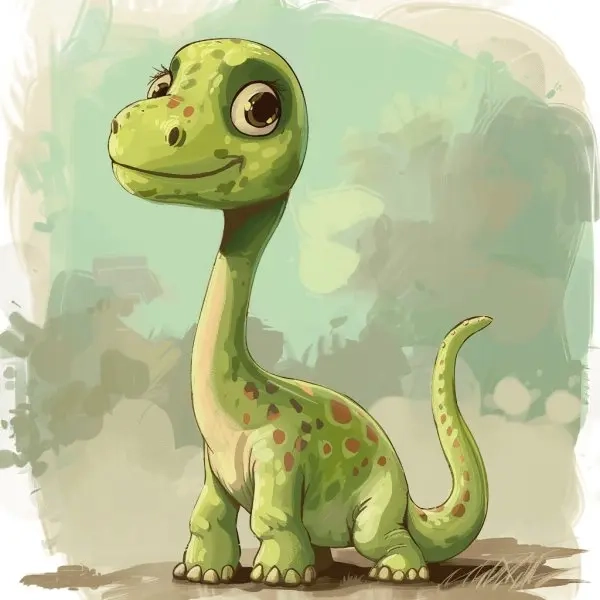 Nhìn vào con khủng long avatar chibi dễ thương