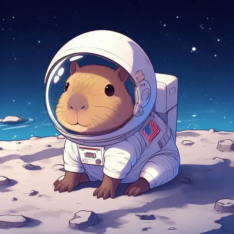 Tải xuống hình nền Chibi dễ thương Capybara tuyệt đẹp