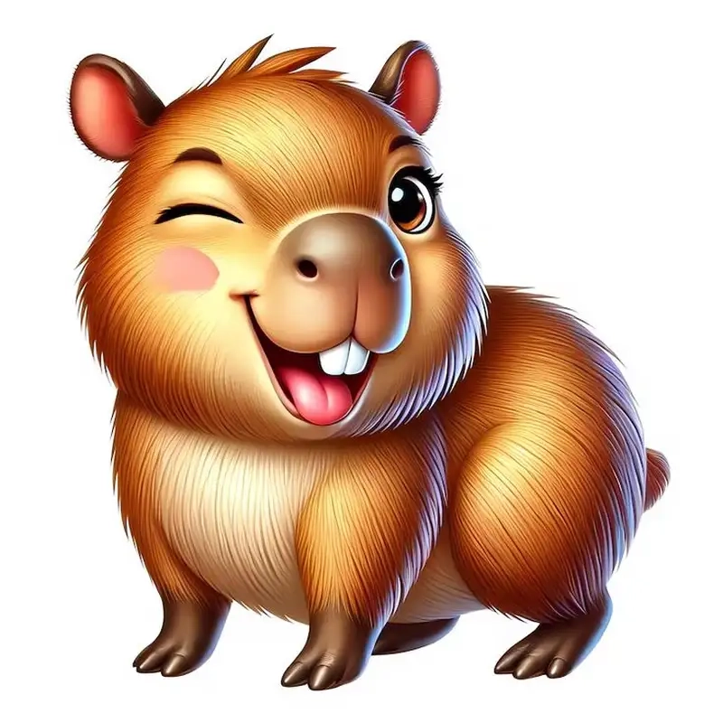 Hãy thử hình nền Capybara Chibi độc đáo