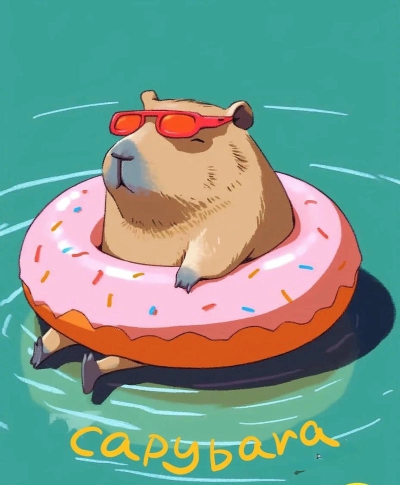 Capybara Chibi những bức ảnh dễ thương rất dễ thương