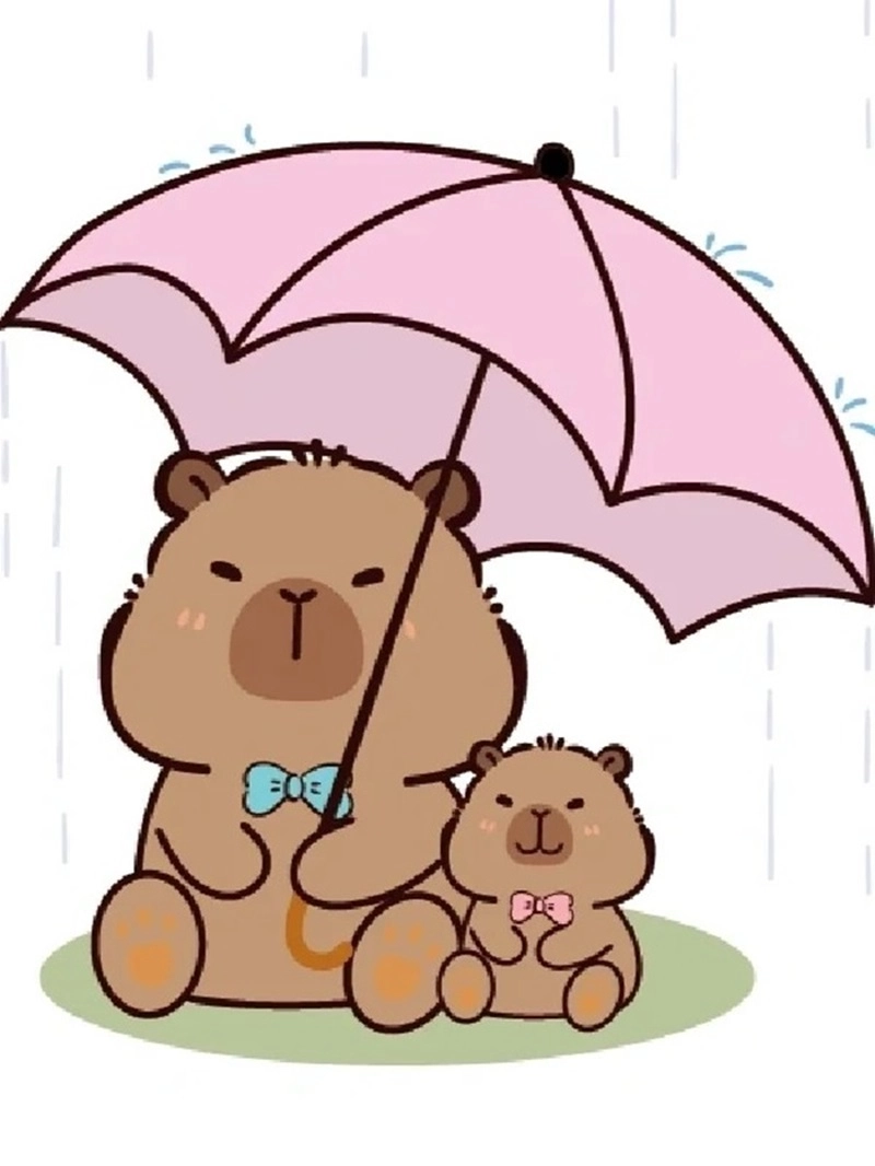 Tìm hiểu cách vẽ capybara chibi siêu đơn giản