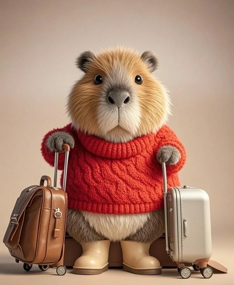 Chọn một hình nền Chibi dễ thương Capybara đẹp