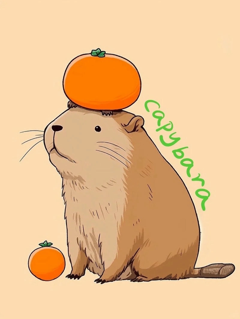 Thu thập capybara chibi dễ thương