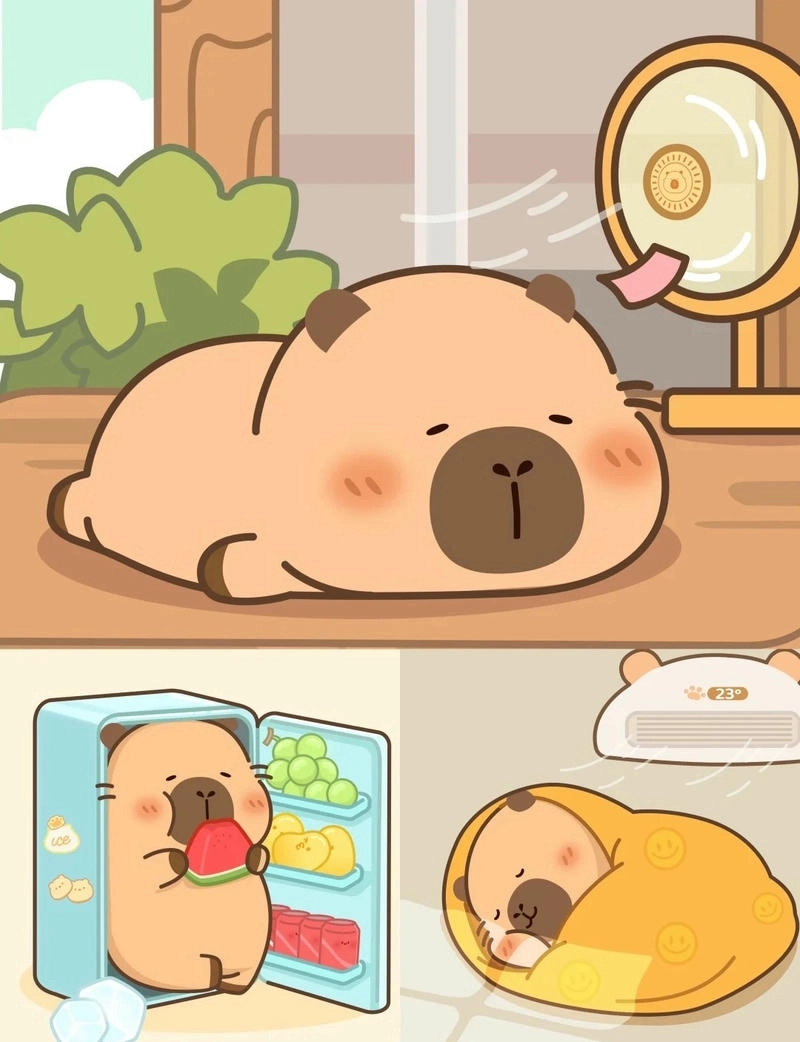 Thu thập capybara capybara chibi dễ thương