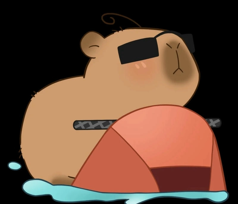 Tải xuống hình nền điện thoại Capybara Chibi dễ thương