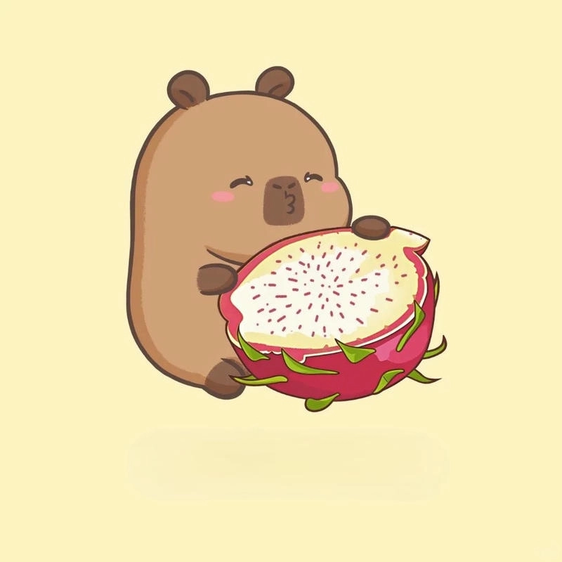 Hãy thử Chibi Chibi Capybara dễ thương Chibi vui nhộn