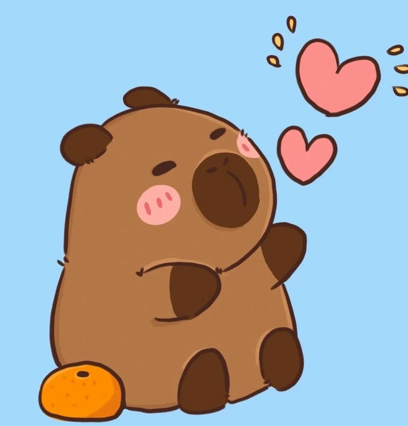 Cập nhật hình nền Capybara Chibi đẹp
