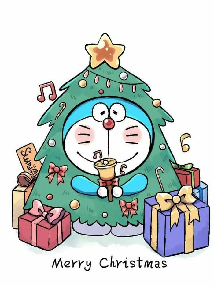 Khám phá bức ảnh Doraemon Chibi cực kỳ dễ thương