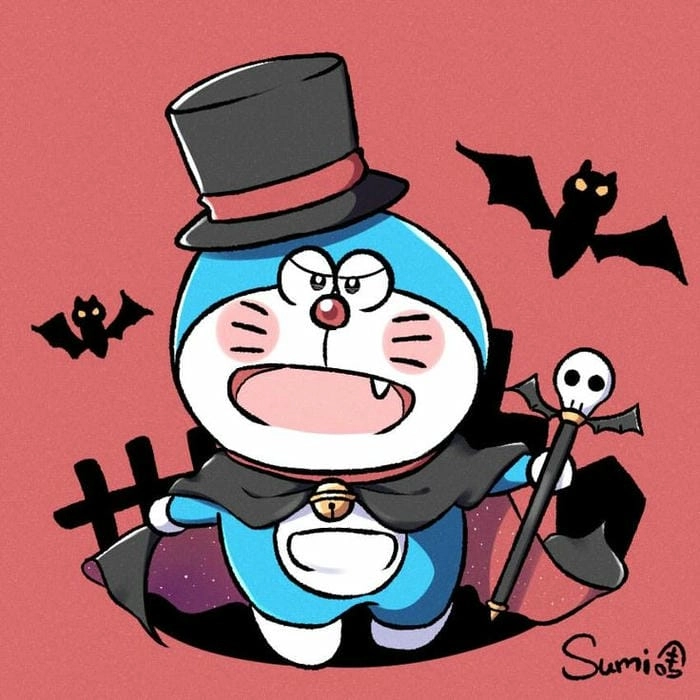Ngưỡng mộ bức ảnh dễ thương nhất của Chibi Doraemon