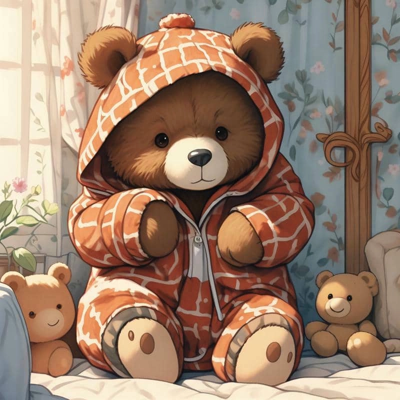 Bộ sưu tập cực kỳ đáng yêu của gấu Chibi dễ thương