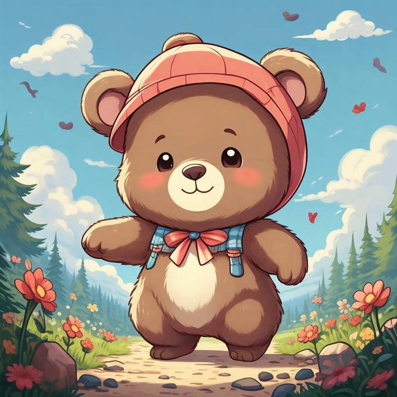 Gây ra sự chú ý đến bức ảnh của Chibi dễ thương