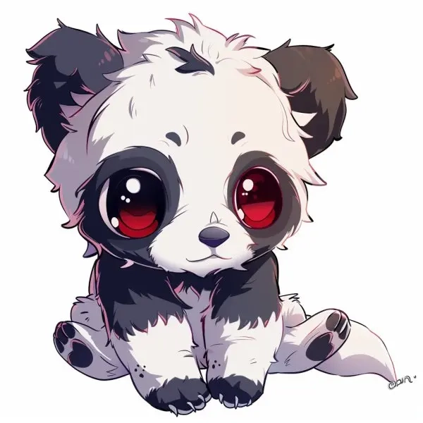 Cập nhật Chibi dễ thương của Panda Tre Panda dễ thương